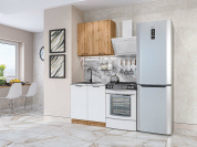 Флэт-03 2140*800*600 Wotan Oak 2S/White In 2S