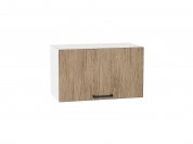 Шкаф верхний горизонтальный Флэт 358*600*318 Natural Casella Oak 2S / Белый