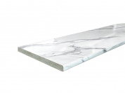 Столешница Hard-38U Прямая (упак.) 38*3050*600 Гранит белый глянец