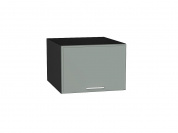 Шкаф верхний горизонтальный глубокий Квадро 358*500*577 Аквамарин / Graphite