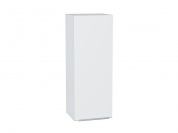 Шкаф верхний с 1-ой дверцей Фьюжн 920*350*320 Silky White / Белый