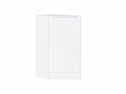 Шкаф нижний торцевой Фьюжн 816*296*554 Silky White / Белый