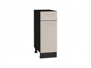 Шкаф нижний с 1-ой дверцей и ящиком Квадро 816*300*481 Кашемир / Graphite