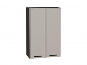 Шкаф верхний с 2-мя дверцами Фрейм 920*600*324 Clay Silk / Graphite