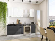 Евро Лайн-06 2140*1400*600 Белый/Антрацит