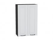 Шкаф верхний с 2-мя дверцами Ницца 920*600*318 Blanco / Graphite