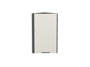 Шкаф верхний торцевой Флэт 716*300*306 Cashmere In 2S / Graphite