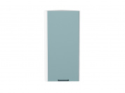 Шкаф верхний торцевой Флэт 920*300*306 Grey-green In 2S / Белый
