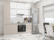 Фьюжн-06 2340*2000*600 Silky White/Clay Silk