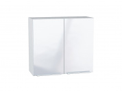 Шкаф верхний с 2-мя дверцами Фьюжн 716*800*320 Angel / Белый