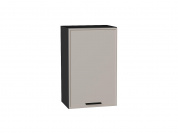 Шкаф верхний с 1-ой дверцей Фрейм 716*450*324 Clay Silk / Graphite