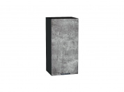 Шкаф верхний с 1-ой дверцей Флэт 716*350*318 Temple Stone 2S / Graphite