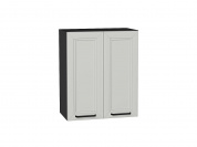 Шкаф верхний с 2-мя дверцами Нео 716*600*320 Grey Silk / Graphite