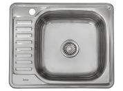 Мойка врезная 584818/0,8 1Ч1К (правая) 180*580*480 Глянец