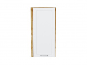 Шкаф верхний торцевой Барселона 920*300*310 Белый / Дуб Вотан