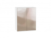 Шкаф верхний с 2-мя дверцами Фьюжн 716*600*320 Gallant / Белый