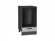 Шкаф нижний под духовку Фрейм 816*450*480 Grey Silk / Graphite