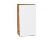 Шкаф верхний с 1-ой дверцей Фьюжн 920*500*320 Silky White / Дуб Вотан