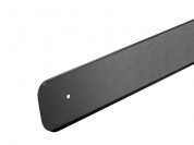 Планка для столешницы торцевая универсальная (R9) 38*625*6 МатЧерный
