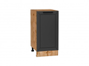 Шкаф нижний с 1-ой дверцей Глетчер 816*400*478 Маренго Силк / Дуб Вотан