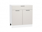 Шкаф нижний с 2-мя дверцами и ящиком Флэт 816*800*478 Cashmere In 2S / Белый