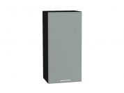Шкаф верхний с 1-ой дверцей Квадро 920*450*321 Аквамарин / Graphite