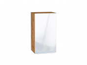 Шкаф верхний с 1-ой дверцей Фьюжн 716*400*320 Angel / Дуб Вотан