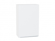 Шкаф верхний с 1-ой дверцей Фьюжн 920*600*320 Silky White / Белый