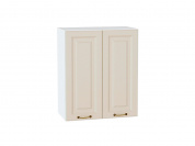 Шкаф верхний с 2-мя дверцами Ницца 716*600*318 Агат / Белый