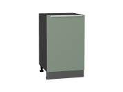 Шкаф нижний с 1-ой дверцей Фьюжн 816*500*480 Silky Mint / Graphite