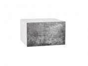 Шкаф верхний горизонтальный глубокий Флэт 358*600*574 Temple Stone 2S / Белый