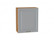 Шкаф верхний с 1-ой дверцей Ницца 716*600*318 Графит / Дуб Вотан