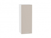 Шкаф верхний с 1-ой дверцей Квадро 920*350*321 Кашемир / Белый