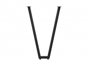 Подстолье Лофт V-образное регулируемое 870*550*100 Черный муар