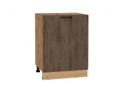 Шкаф нижний с 1-ой дверцей Флэт 816*600*478 Brown Casella Oak 2S / Дуб Вотан