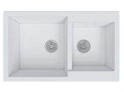 Мойка врезная Vivat 765020 2Ч 190*765*500 МатБелый