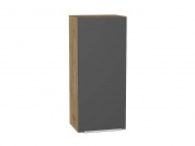 Шкаф верхний с 1-ой дверцей Фьюжн 920*400*320 Stormy Silk / Дуб Вотан