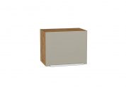Шкаф верхний горизонтальный Фьюжн 358*450*320 Silky Grey / Дуб Вотан