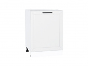 Шкаф нижний с 1-ой дверцей Глетчер 816*600*478 Айленд Силк / Белый