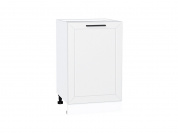 Шкаф нижний с 1-ой дверцей Глетчер 816*500*478 Айленд Силк / Белый