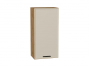 Шкаф верхний с 1-ой дверцей Фрейм 920*450*324 Cream Silk / Дуб Вотан