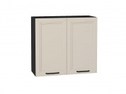 Шкаф верхний с 2-мя дверцами Нео 716*800*320 Cream Silk / Graphite