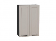 Шкаф верхний с 2-мя дверцами Нео 920*600*320 Clay Silk / Graphite