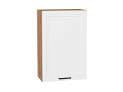 Шкаф верхний с 1-ой дверцей Нео 920*600*320 White Silk / Дуб Вотан