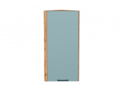 Шкаф верхний торцевой Флэт 920*300*306 Grey-green In 2S / Дуб Вотан
