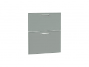 Комплект фасадов Квадро для каркаса Ф-42 Н602/ШП602 706*596*19 Аквамарин