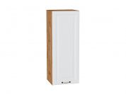 Шкаф верхний с 1-ой дверцей Ницца 920*350*318 Белый / Дуб Вотан