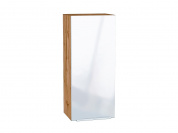 Шкаф верхний с 1-ой дверцей Фьюжн 920*400*320 Angel / Дуб Вотан