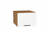 Шкаф верхний горизонтальный глубокий Глетчер 358*500*574 Айленд Силк / Дуб Вотан