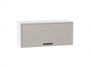 Шкаф верхний горизонтальный Фрейм 358*800*324 Clay Silk / Белый